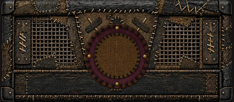 Voodoo one-knob amp face